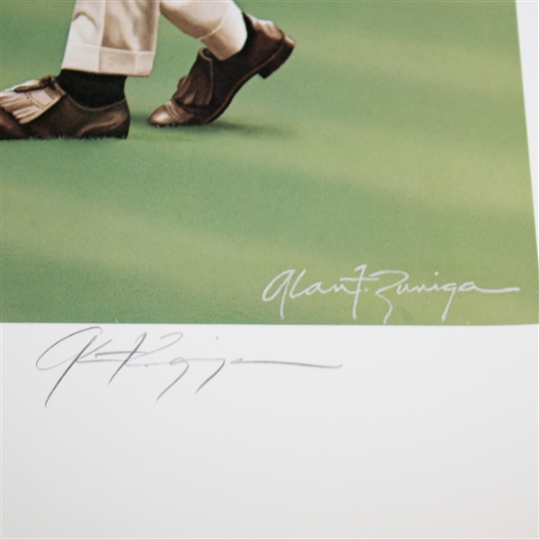Two Ltd Ed Zuniga Prints - 'The King in Augusta' and 'Azalea' With Certificates