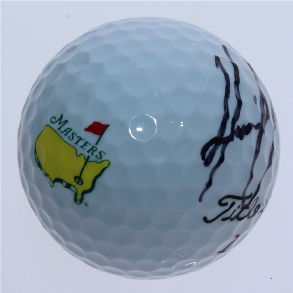Henrik Stenson Signed Masters Logo Golf Ball JSA ALOA