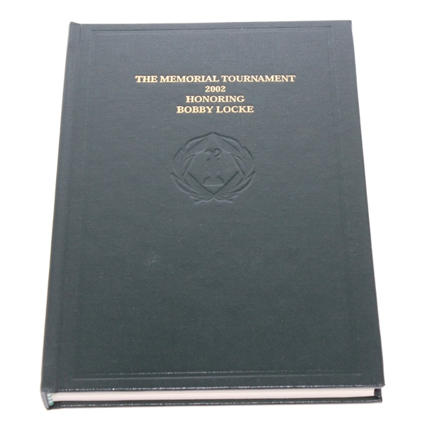 2002 Memorial Tournament Ltd Ed Book Honoring Bobby Locke #55/250