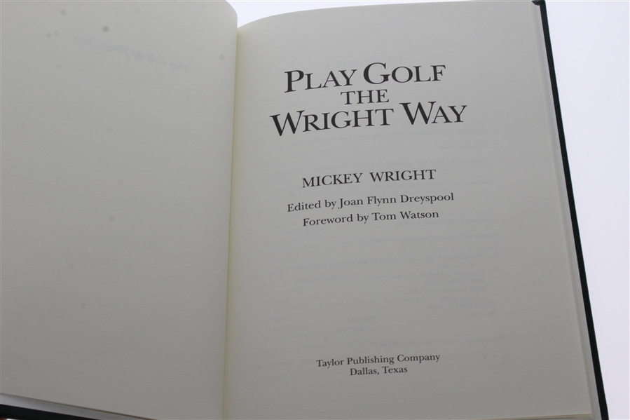 1994 Memorial Tournament Ltd Ed Book Honoring Mickey Wright #36/200