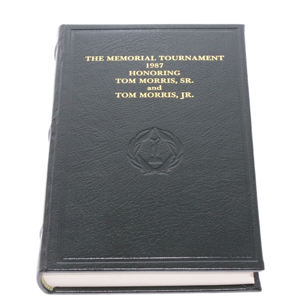 1987 Memorial Tournament Ltd Ed Book Honoring Tom Morris Sr. & Tom Morris Jr. #48/390