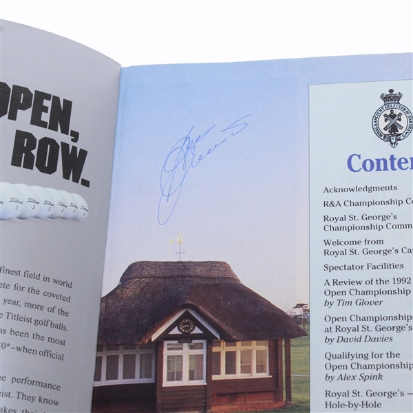 Multi-Signed 1993 Open Championship at Royal St. Georges Program - Stewart & Others JSA ALOA