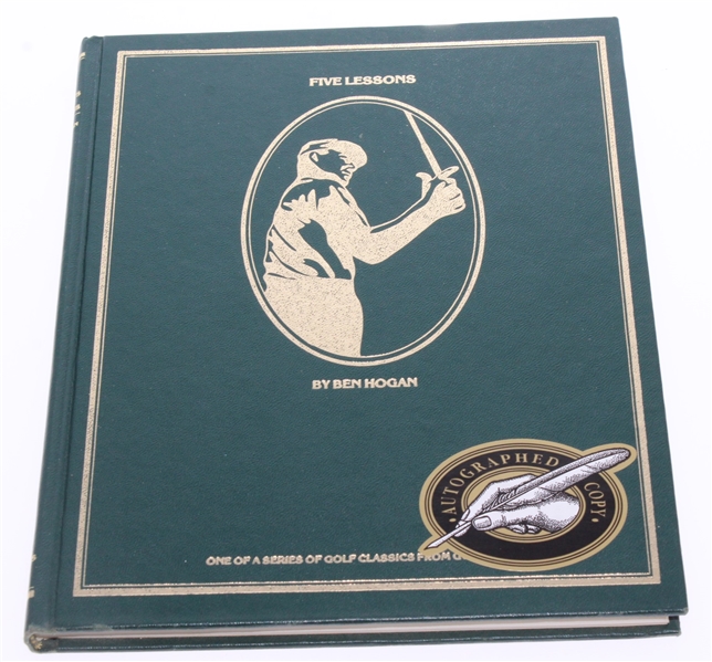 Ben Hogan Signed 'Five Lessons' 1985 Golf Digest Reprint of the 1957 Original JSA ALOA