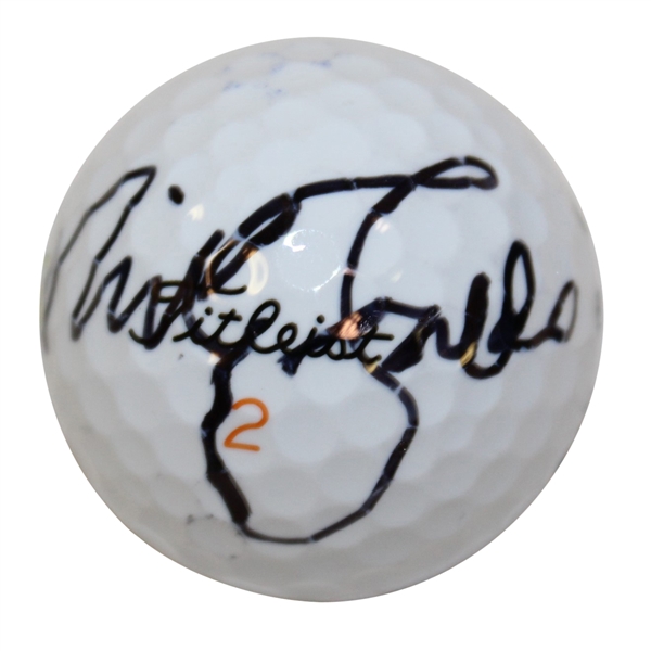 Nick Faldo Signed Masters Logo Golf Ball JSA ALOA