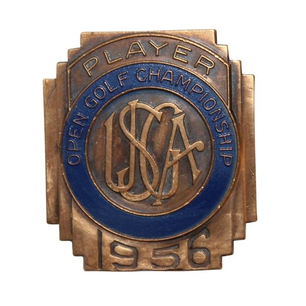 1956 US Open Championship at Oak Hill Country Club Contestant Badge