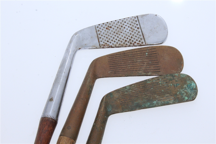 Three Classic Hickory Putters