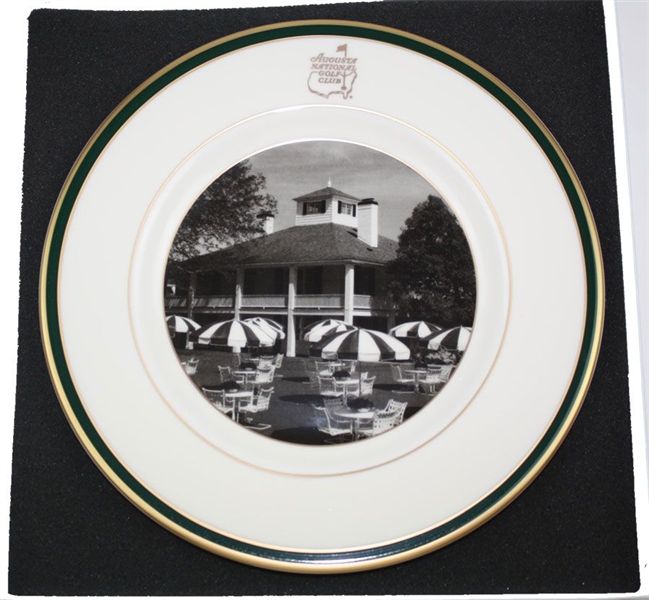 Augusta National Golf Club Pickard Plate - Clubhouse Depiction