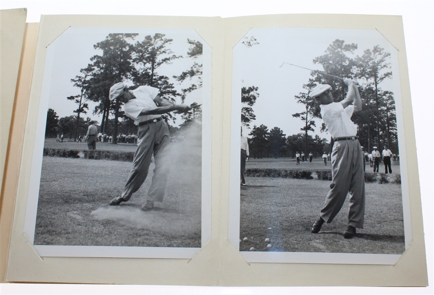 Ben Hogan's 1947 Houston Open Foldout with Original Photos