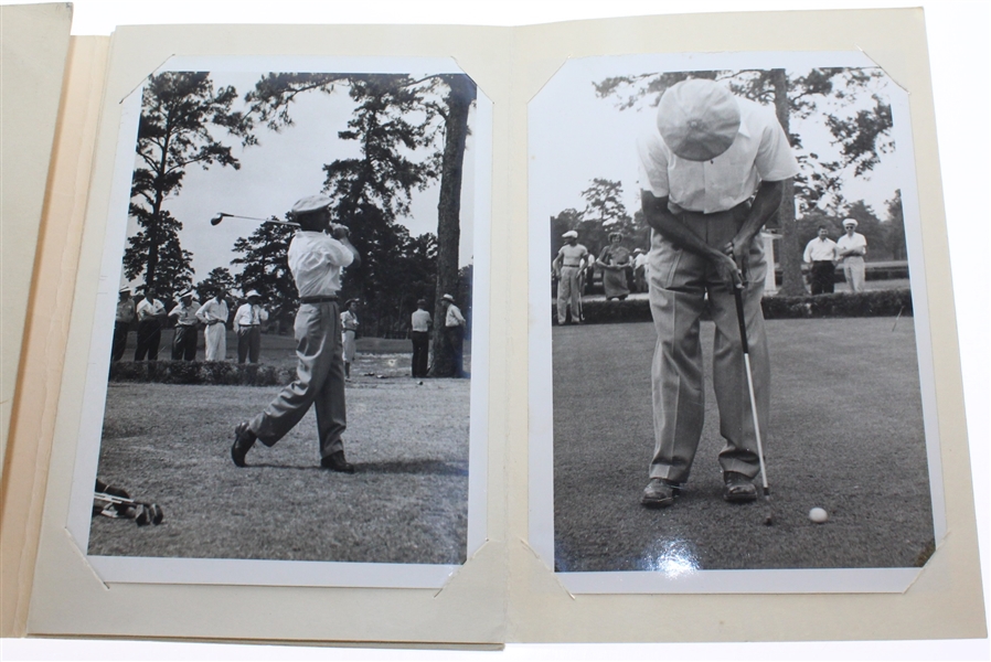 Ben Hogan's 1947 Houston Open Foldout with Original Photos
