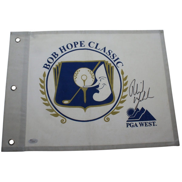 Phil Mickelson Signed Bob Hope Classic Flag JSA #Z05402