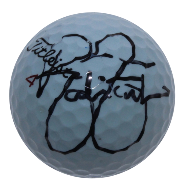 Rickie Fowler Signed Titleist Golf Ball JSA ALOA