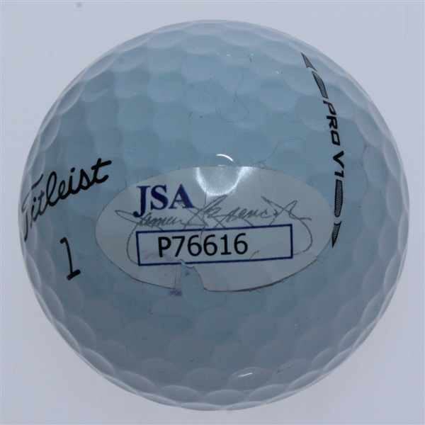 Rickie Fowler Signed Titleist Practice Golf Ball JSA #P76616