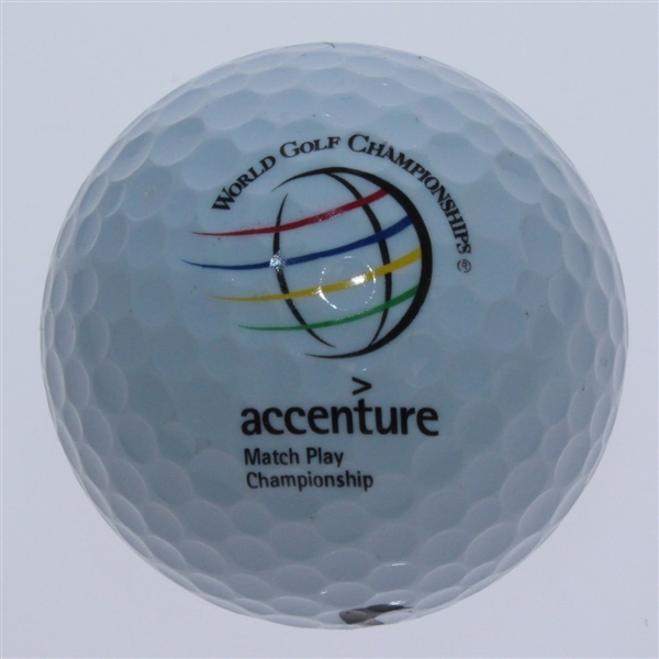 Hideki Matsuyama Signed WGC Accenture Logo Golf Ball JSA ALOA