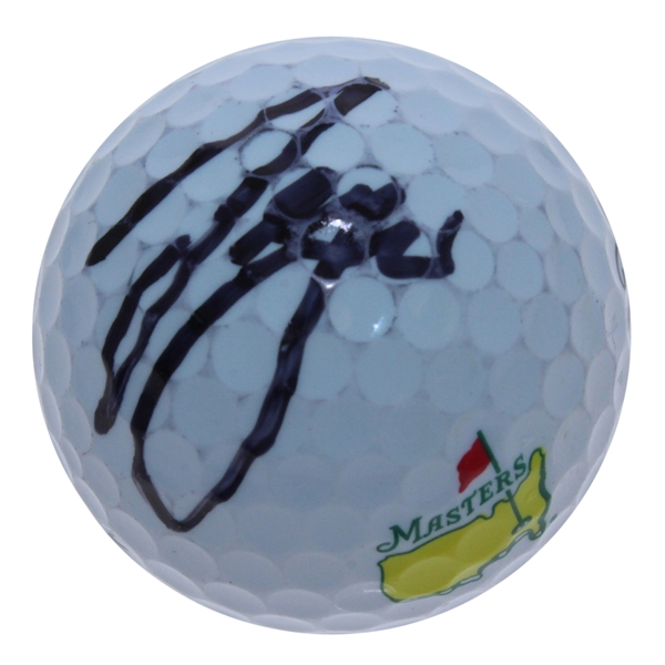 Sergio Garcia Signed Masters Logo Golf Ball JSA ALOA