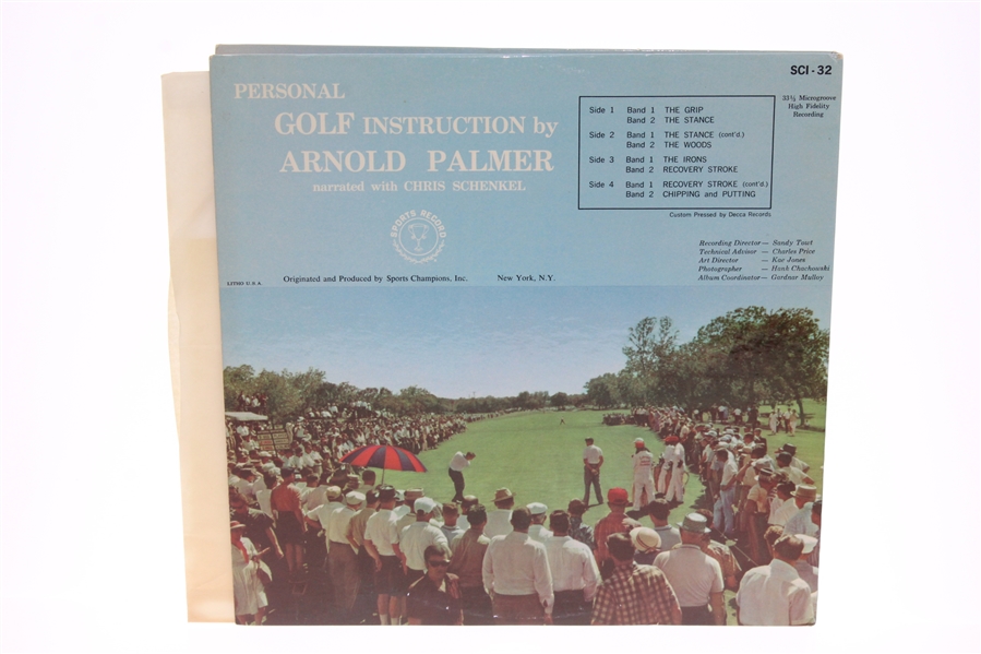 1960's Arnold Palmer Double Album: 'Golf Instructions' Narrated with Chris Schenkel