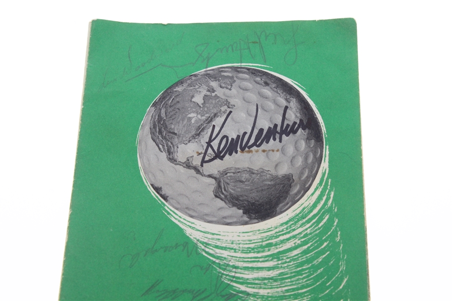 1960 Milwaukee Open Pairing Sheet Signed by Winner Ken Venturi, Middlecoff, & Others JSA ALOA