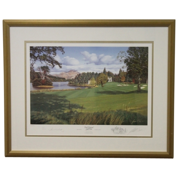 Tom Weiskopf Signed Ltd Ed 101/250 Graeme Baxter Loch Lomond Print Framed JSA ALOA