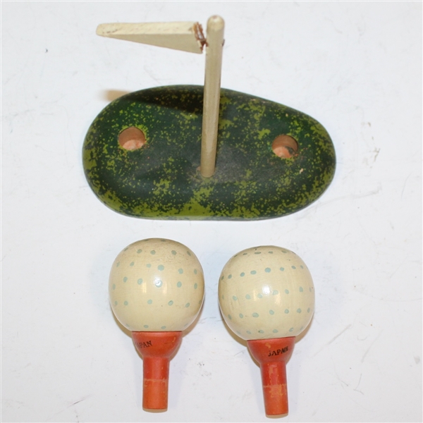 Wooden Salt and Pepper Shakers with 18th Hole Display - Roth Collection