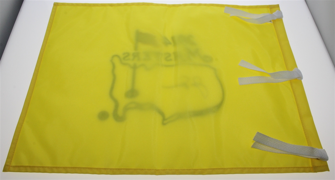 Jack Nicklaus Signed 2014 Masters Embroidered Flag JSA ALOA