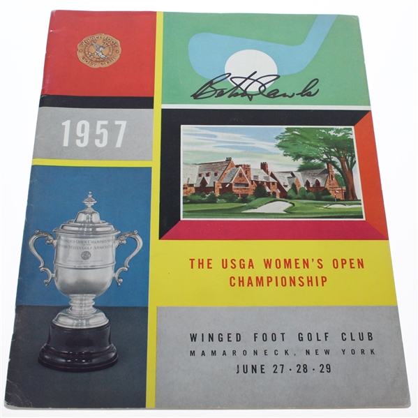 Betsy Rawls Signed 1957 US Women's Open Championship Program JSA ALOA