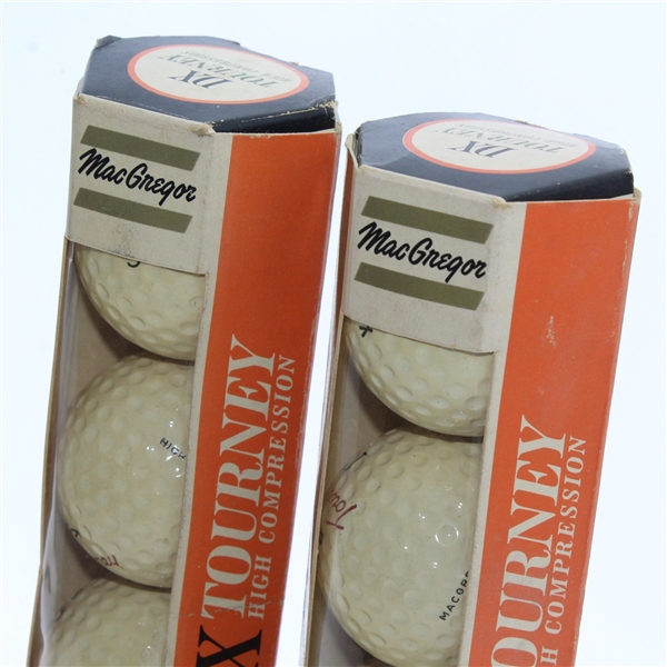Two Classic Sleeves MacGregor DX Tourney High Compression Golf Balls