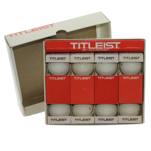 One Dozen Classic Titleist Acushnet Golf Balls in Original Sleeves & Box