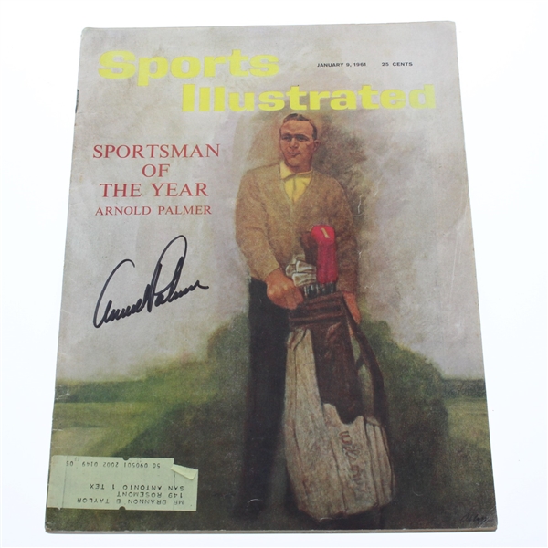 Arnold Palmer Signed January 9, 1961 Sports Illustrated Magazine JSA #P36633