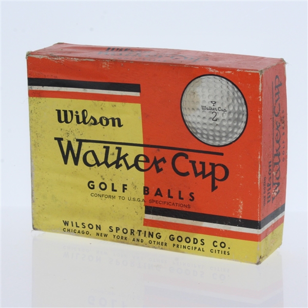 Wilson Walker Cup Dozen Golf Balls - Box Only - Roth Collection