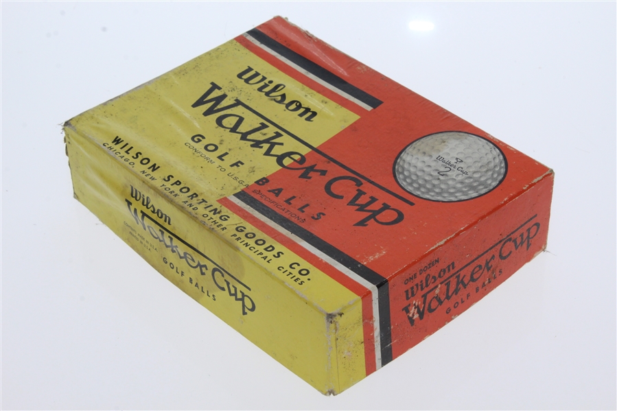 Wilson Walker Cup Dozen Golf Balls - Box Only - Roth Collection