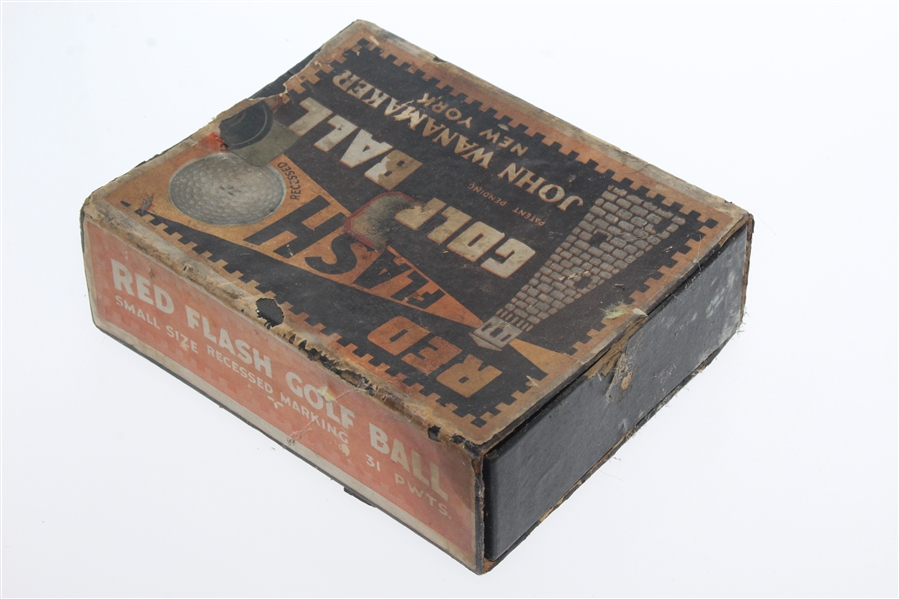 Red Flash Recessed Marking Dozen Golf Balls - Box Only - Roth Collection