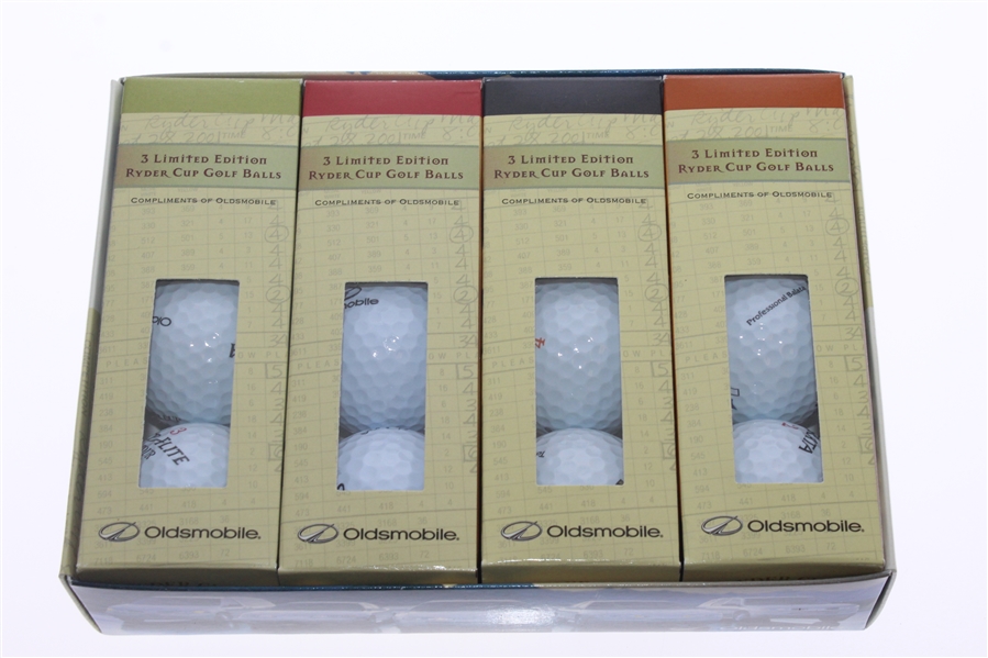 2001 Ltd Ed Ryder Cup Matches at The Belfry Commemorative Dozen Golf Balls - Roth Collection