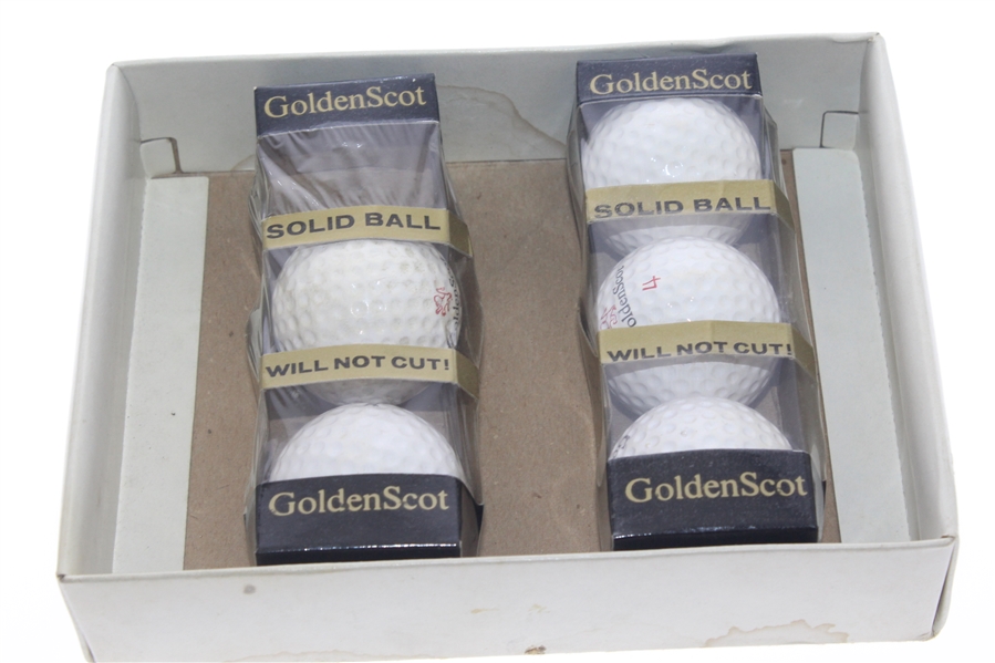 GoldenScot Solid State Dozen Golf Balls - Two Sleeves Only (5 Golf Balls) - Roth Collection