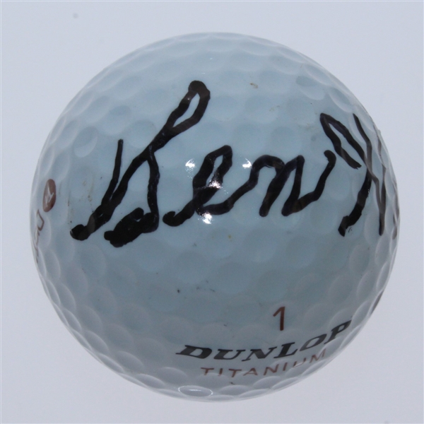 Ben Hogan Signed Dunlop Titanium Golf Ball JSA #Y87898