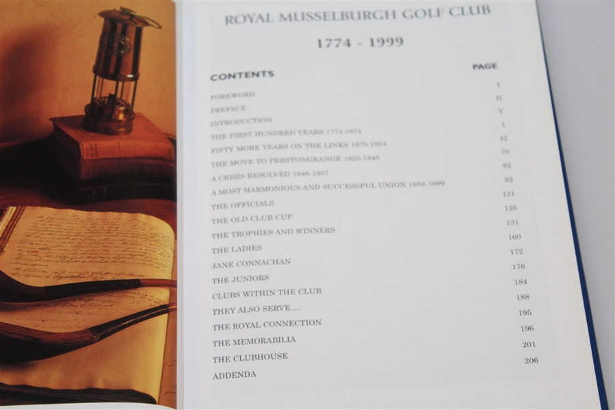 'Royal Musselburgh Golf Club 1774-1999' by Ironside and Douglas - Roth Collection