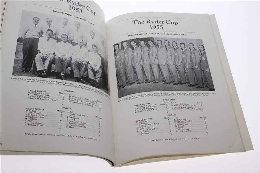 1967 Ryder Cup at Champions Golf Club Program