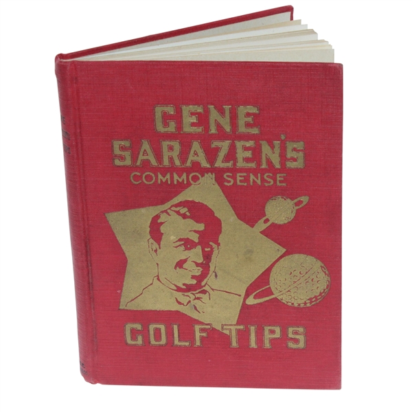 1924 Gene Sarazen's 'Common Sense Golf Tips' Instructional Book - 1st Edition