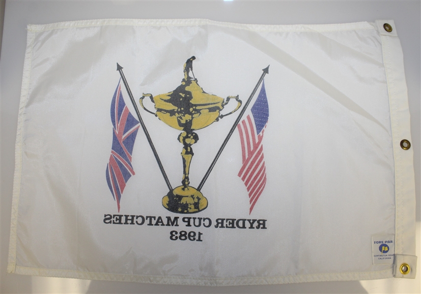 1983 Ryder Cup Matches Seldom Seen Screen Flag - Fore-Par Mfg.