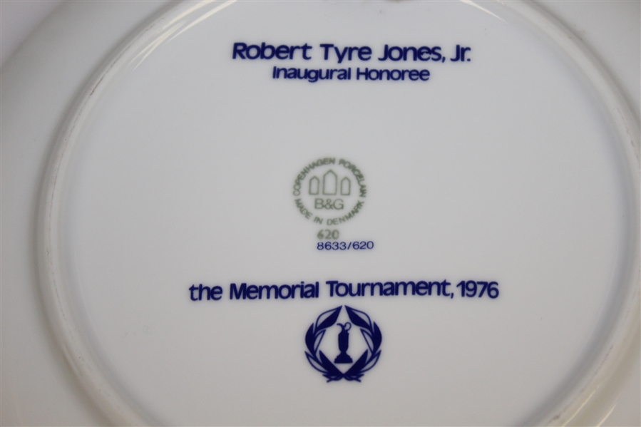 1976 Memorial Tournament Bobby Jones Inaugural Plate