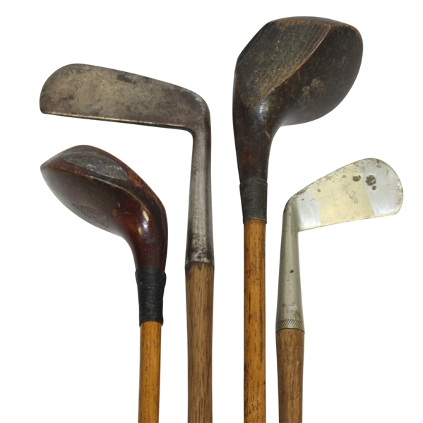 Vintage Set of Kids Size Golf Clubs - Fairview, Hamdoys, Schawn, & Putter