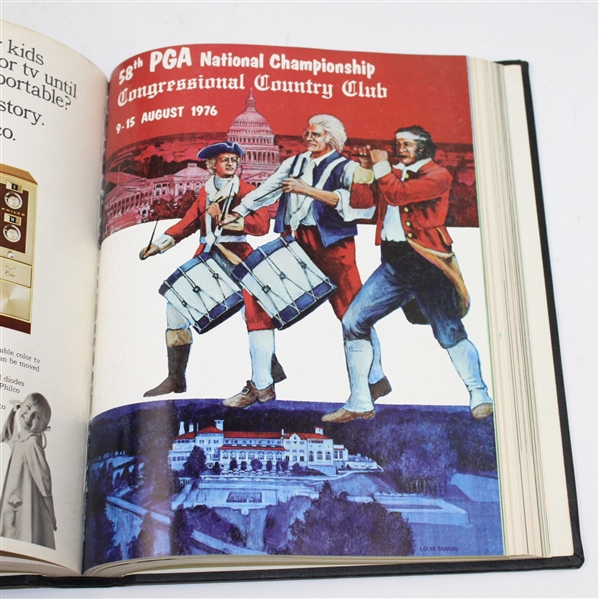 1966 & 1976 PGA Championship Programs - Firestone & Congressional - Bound 