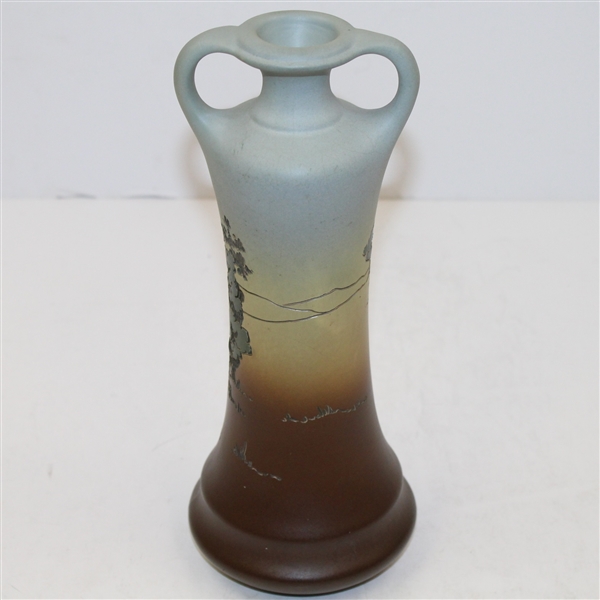 Weller Dickensware Vase - Male Golfer - R. Wayne Perkins Collection