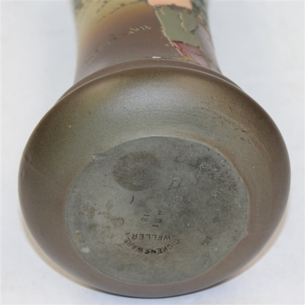 Weller Dickensware Vase - Male Golfer - R. Wayne Perkins Collection