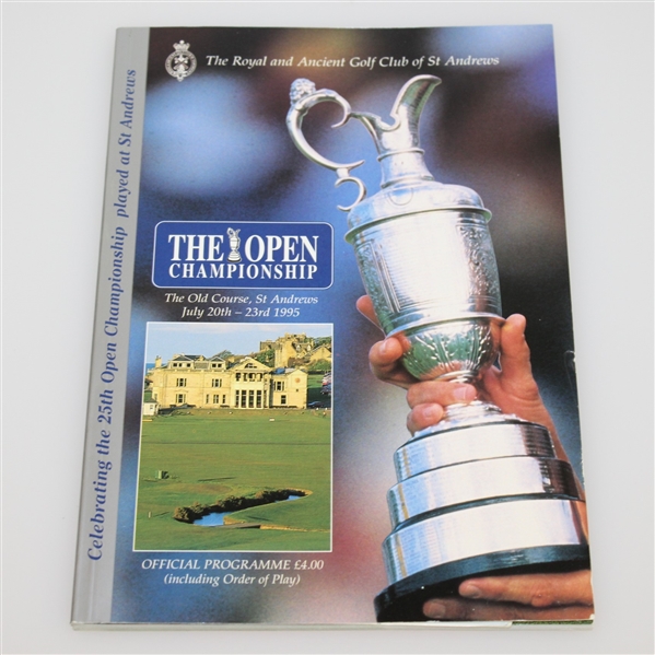 1995 British Open Program - John Daly Win