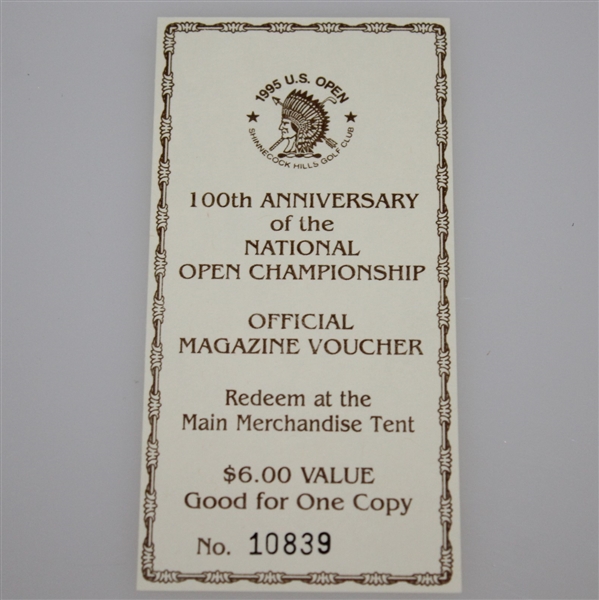 1995 US Open Assorted Tickets, Parking Passes, Voucher