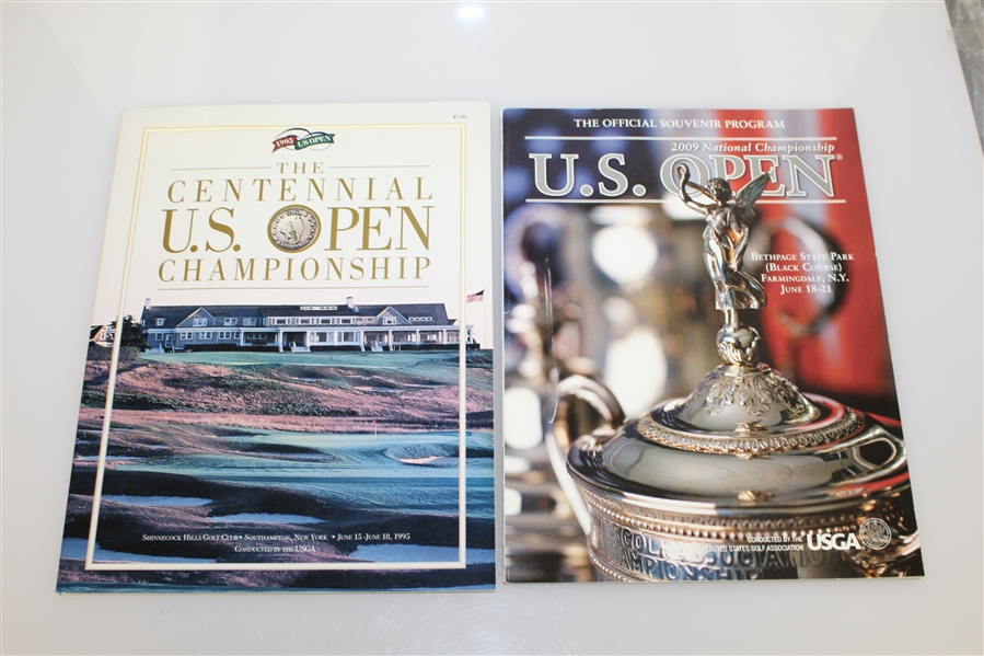 US Open Programs - 1991, 1992, 1995, 2009
