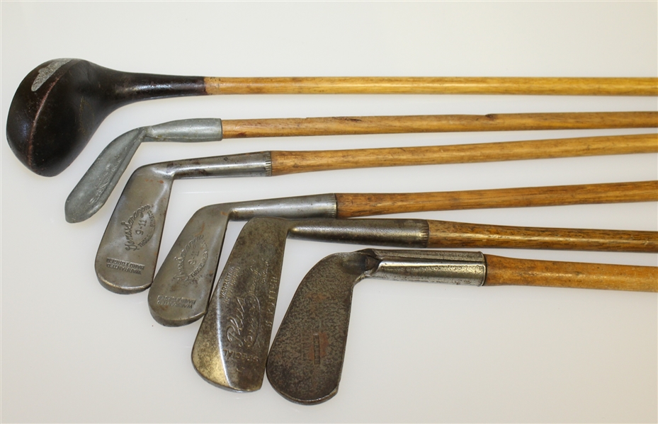 Child's Golf Bag And Clubs - Including Gene Sarazen Clubs