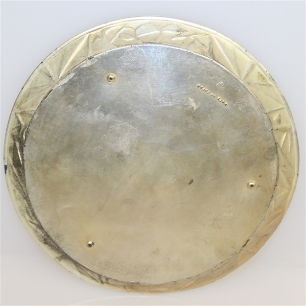 Unique Art Deco Metal Plate - Made in Japan