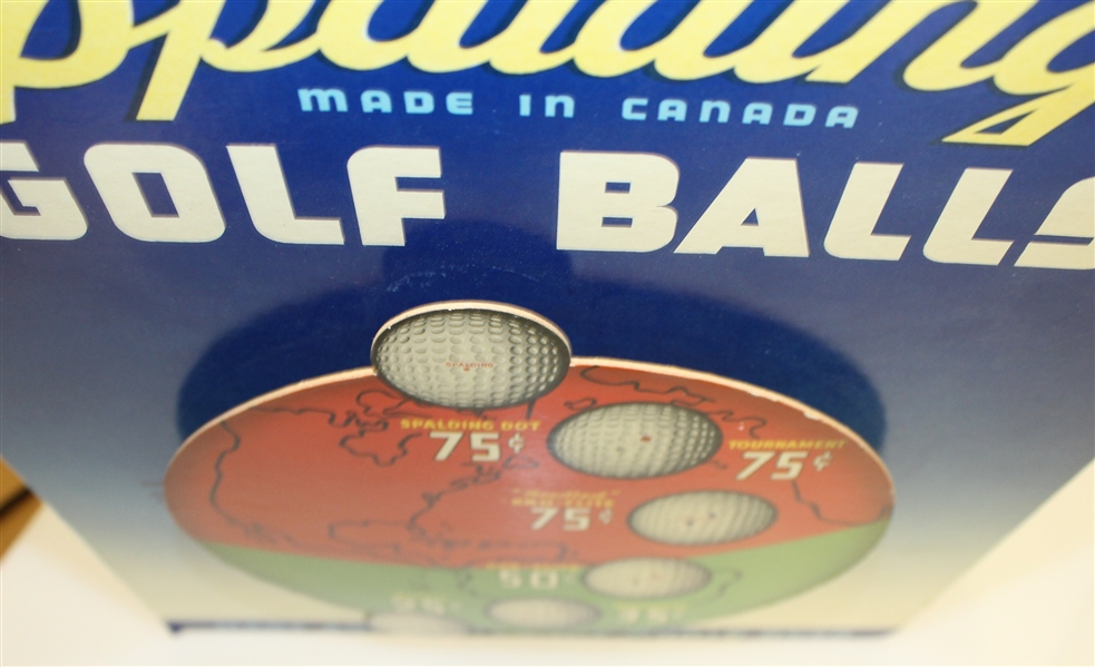 Spalding Golf Balls Made in Canada 3-D Advertising Sign