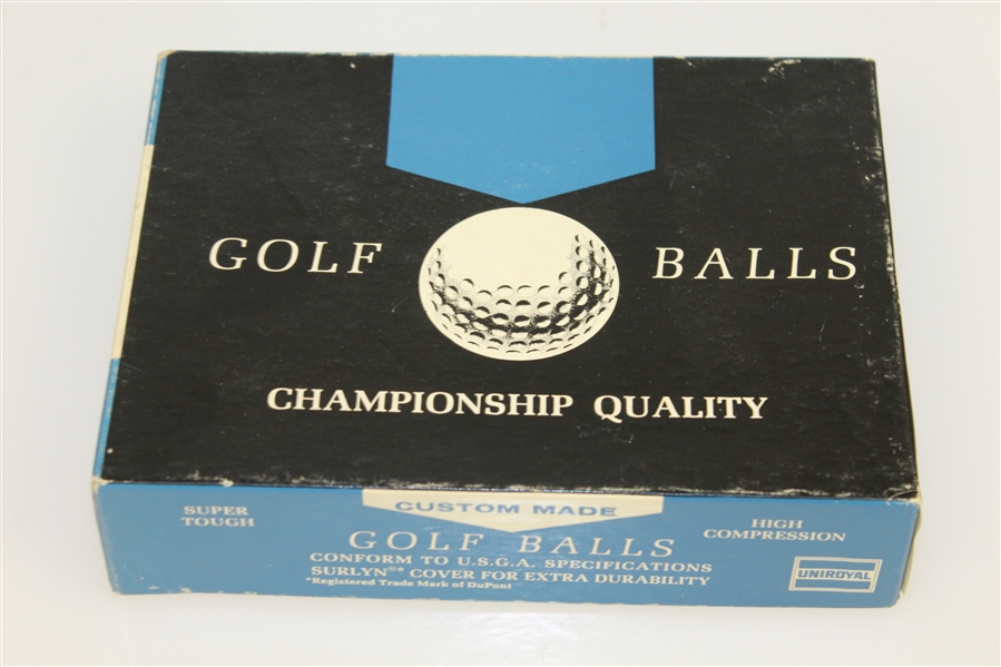 Uniroyal Championship Quality Golf Balls and Box - Roth Collection