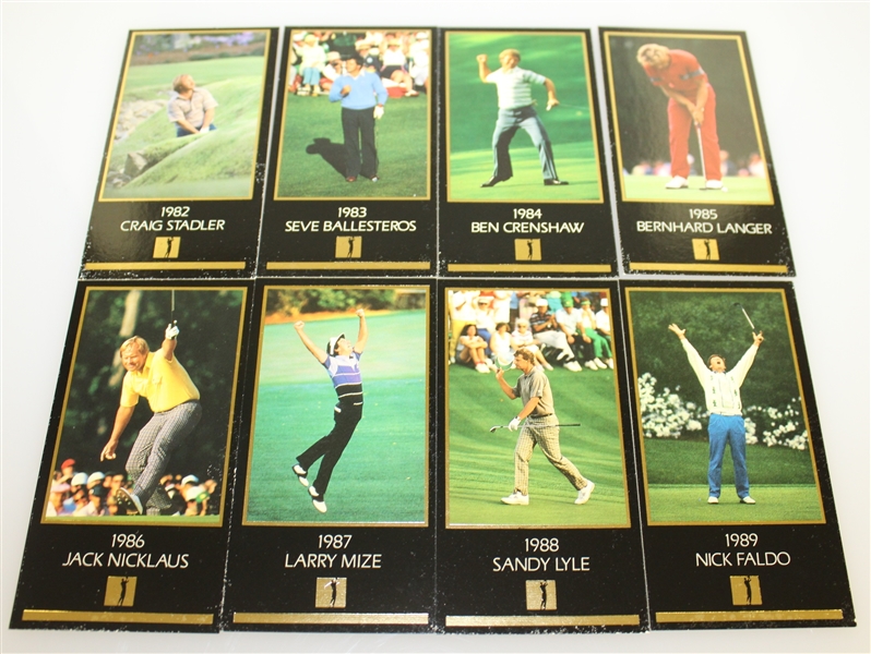 GSV Champions of Golf: The Masters Collection Cards - Thirty One Incl Nicklaus and Woods